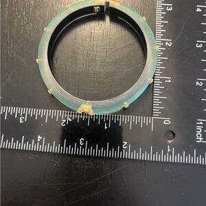 Alexis Bittar Green Lucite bangle - read description